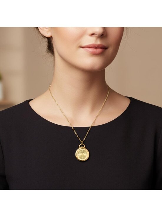 Stylish Women\'s Pendant Necklace Watch - Elegant Jewelry Accessory for Any main image 4